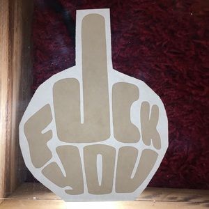 “F*ck You Hand, Flipping Off”